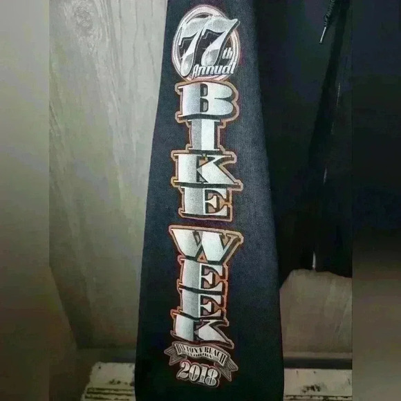 2018 Daytona bike week zipper hoodie with pockets. Size 3XL - Picture 2 of 8